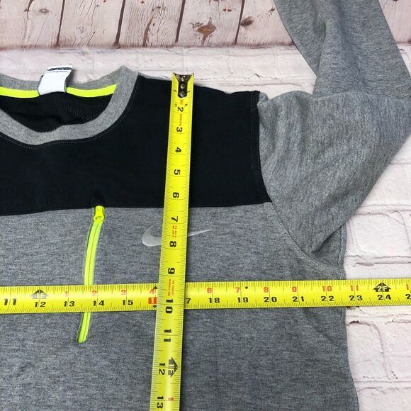 Nike Men Active Pullover Sweatshirt Top Size Large B311 -12 - Picture 3 of 14